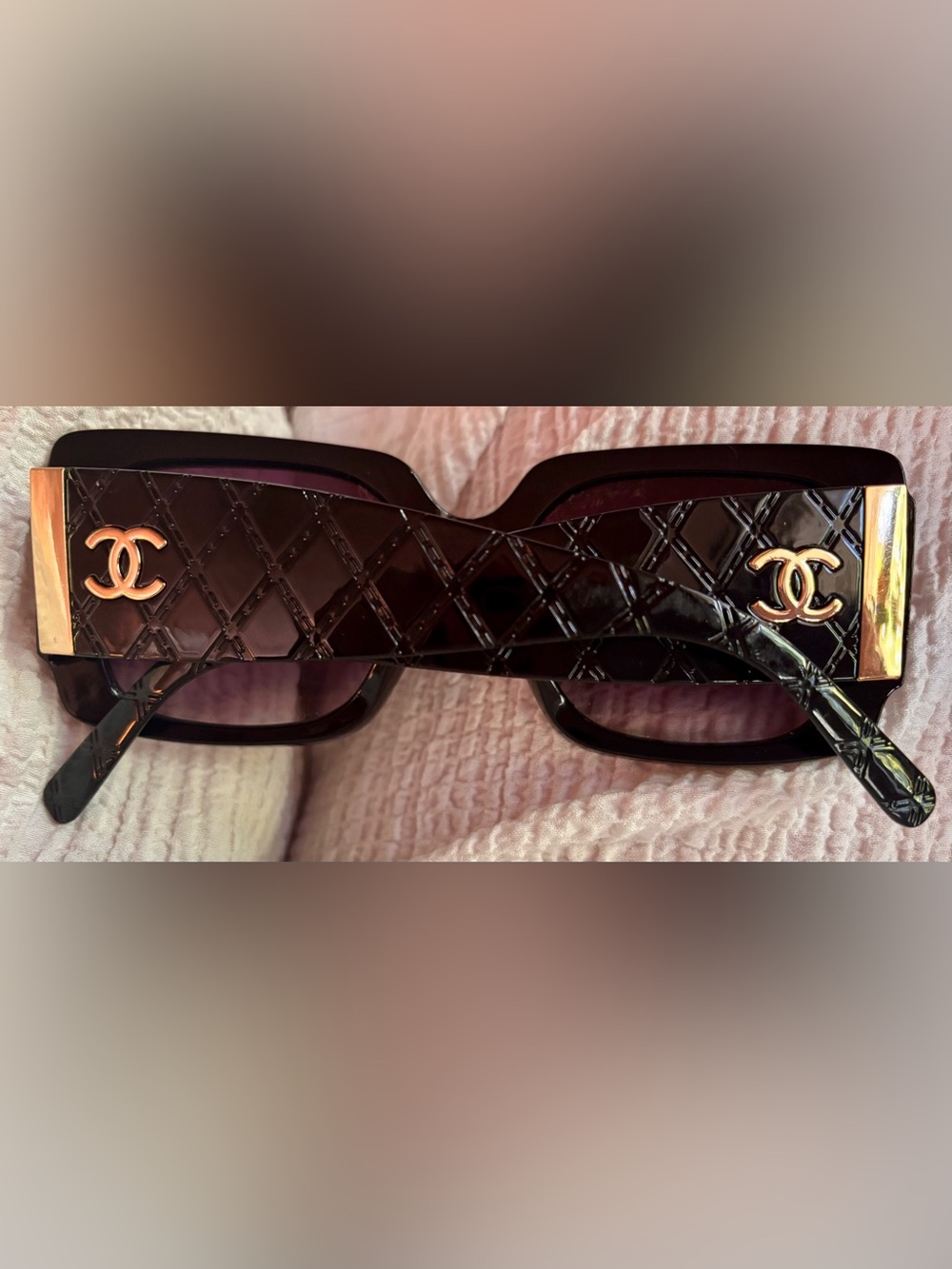Chanel Black Women's Sunglasses - Picture 2 of 10
